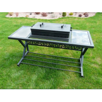 Мангал Лофт 5 мм з кришкою на 10 шампурів