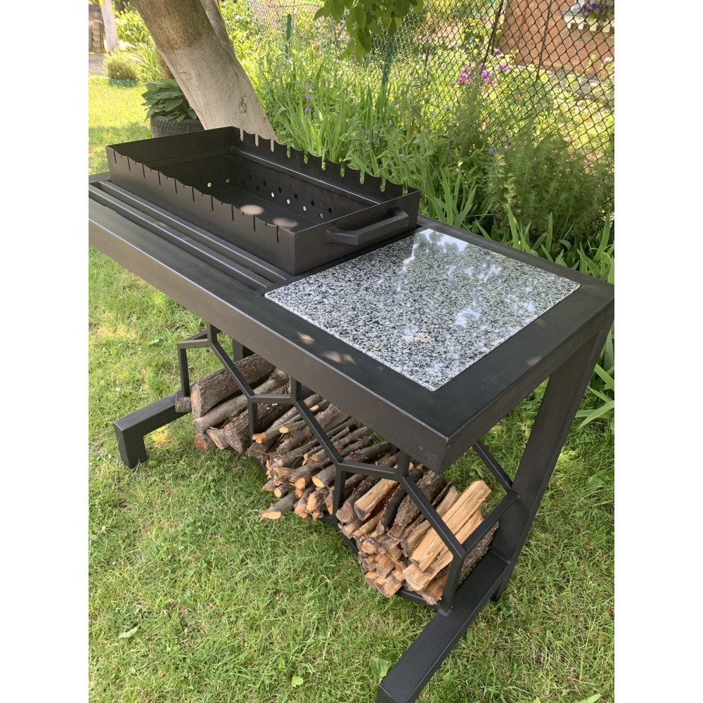 Мангал Лофт на 10 шампурів