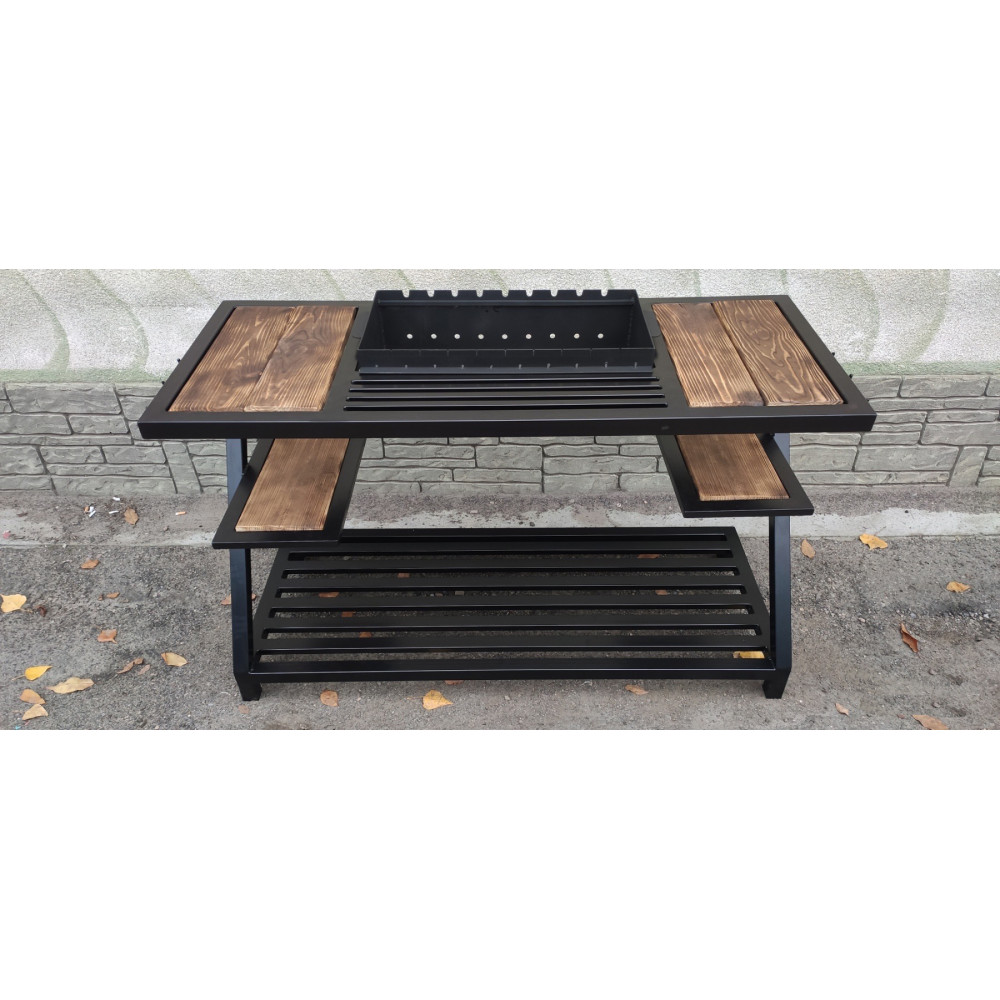 Мангал Лофт на 9 шампурів посилений