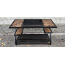 Мангал Лофт на 9 шампурів посилений