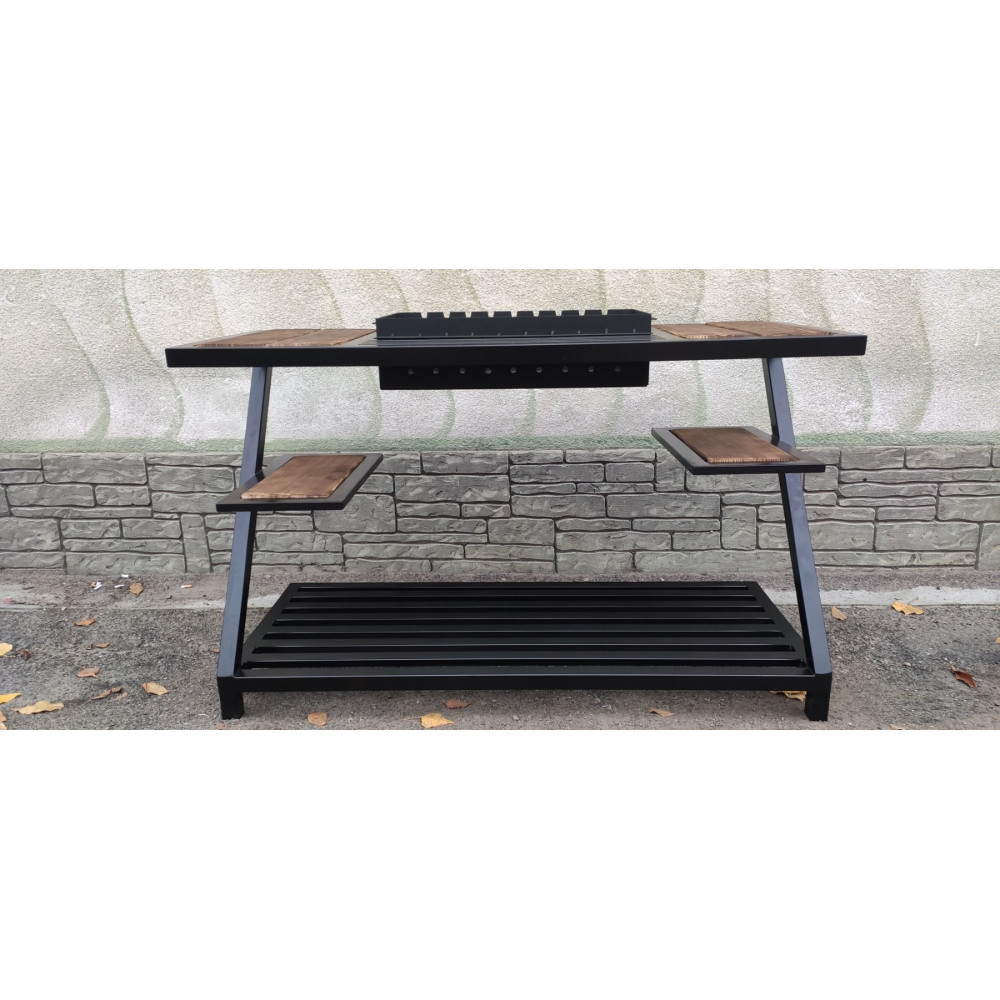 Мангал Лофт на 9 шампурів посилений