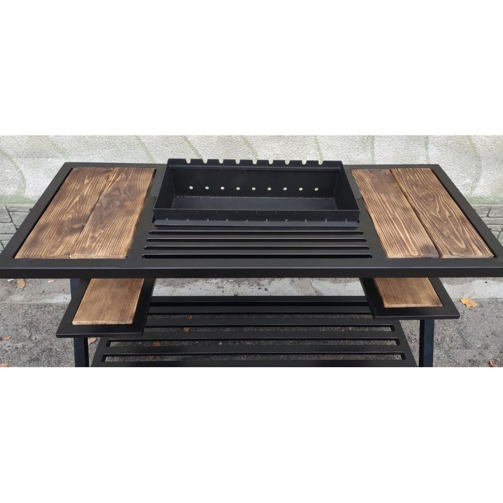 Мангал Лофт на 9 шампурів посилений