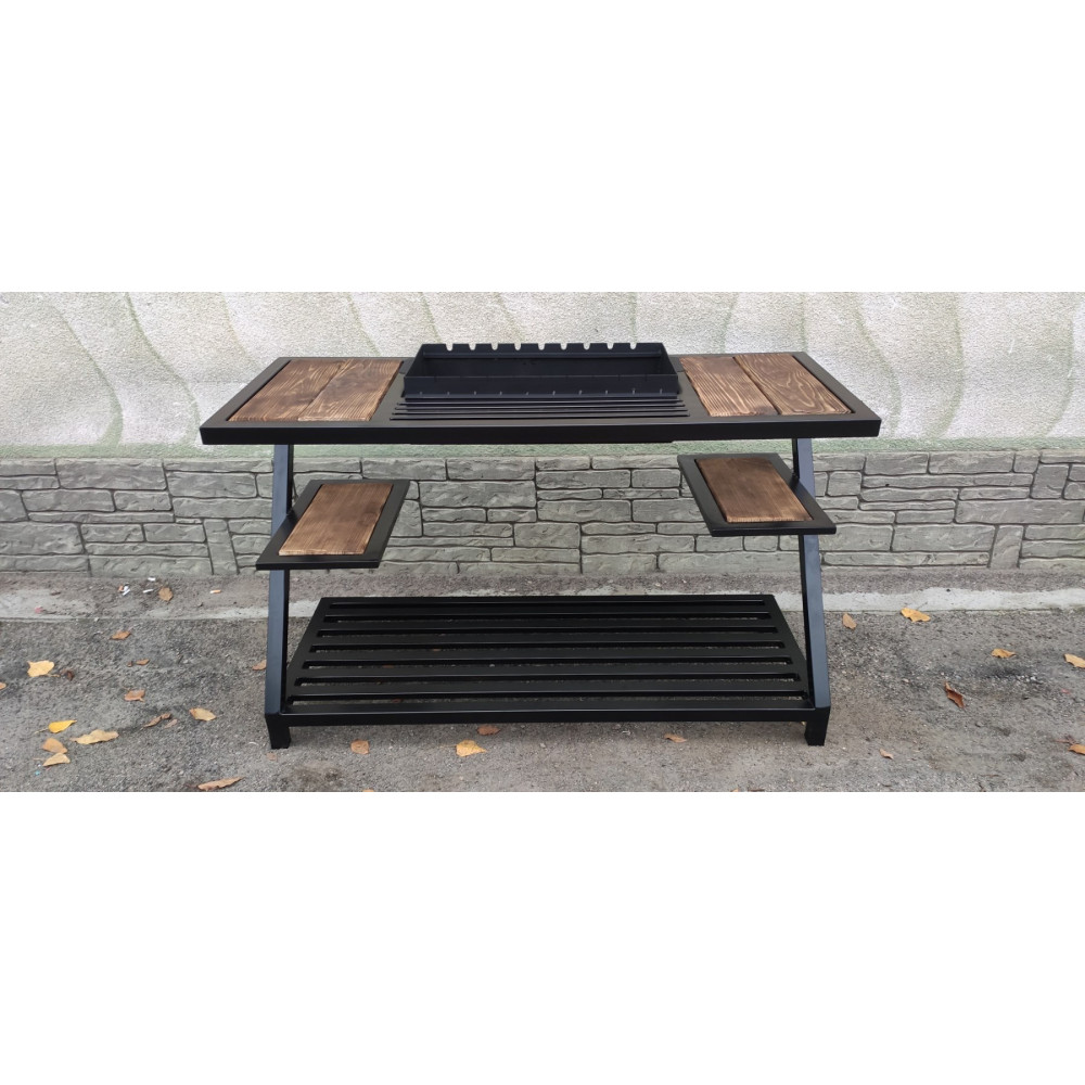 Мангал Лофт на 9 шампурів посилений