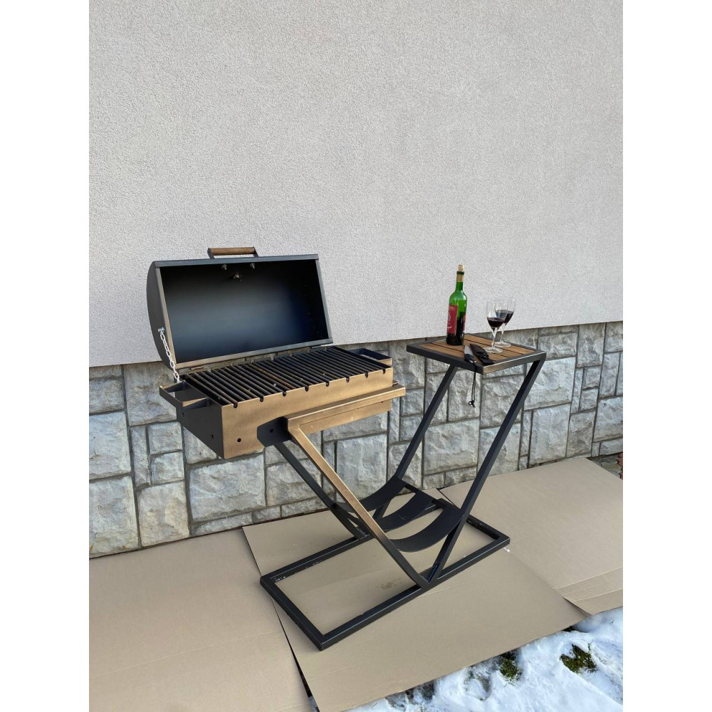 Мангал Лофт-барбекю 4 мм з решіткою-гриль