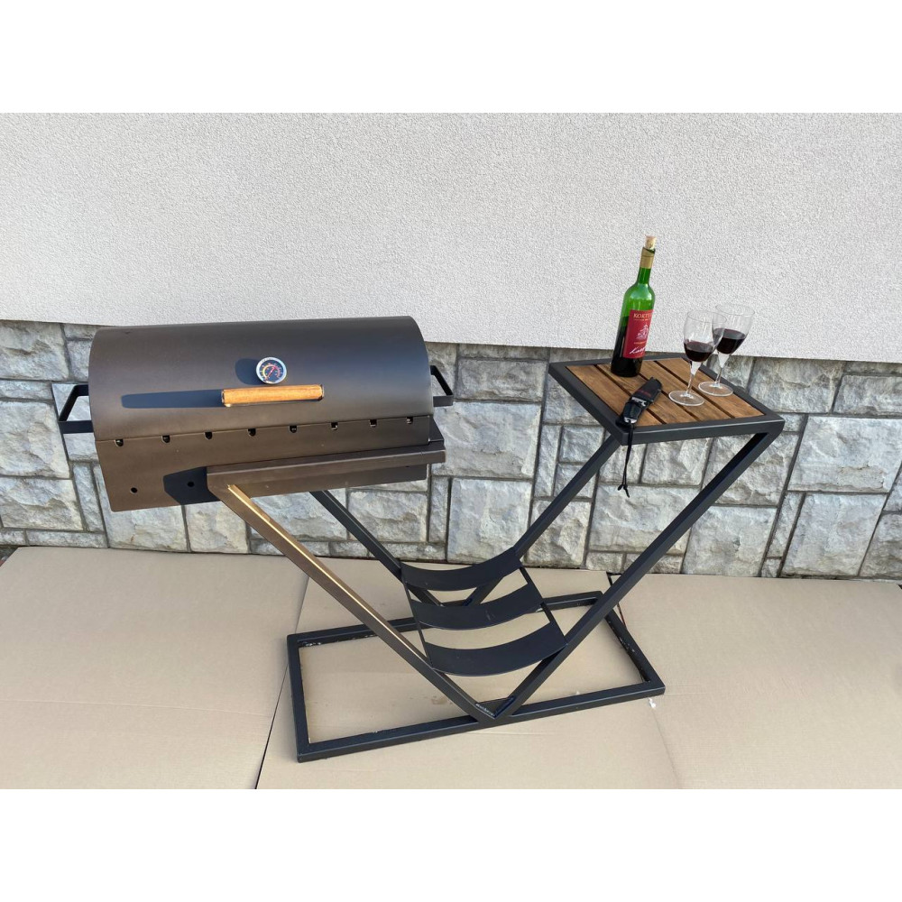 Мангал Лофт-барбекю 4 мм з решіткою-гриль