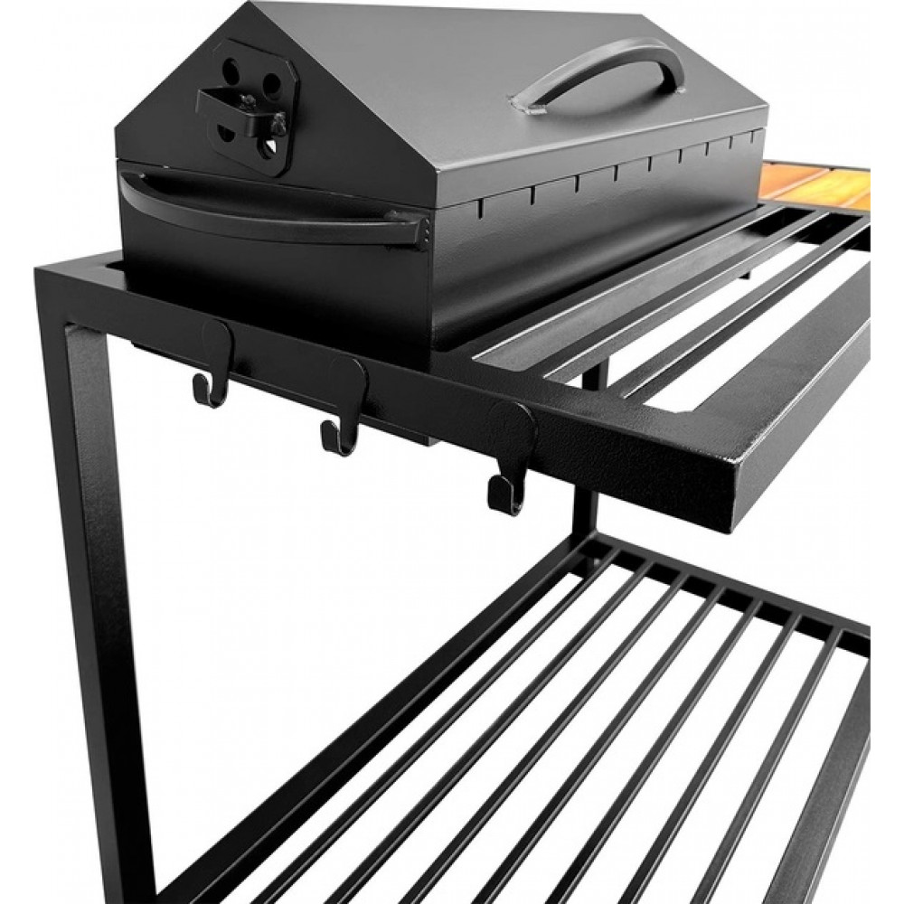 Мангал Лофт-барбекю 4 мм на 9 шампурів