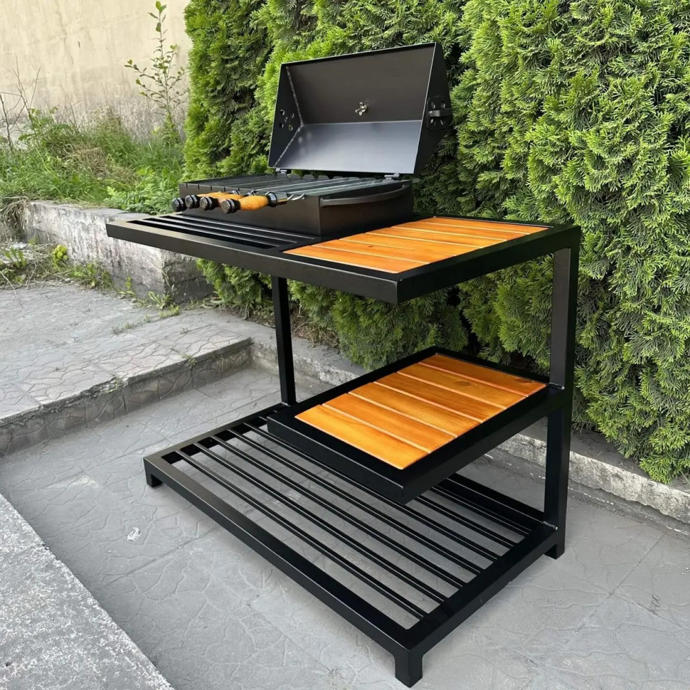 Мангал Лофт-гриль 4 мм на 9 шампурів