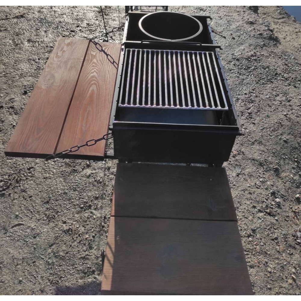 Мангал багатофункціональний розбірний на 11 шампурів, 3 мм + ПОДАРУНОК