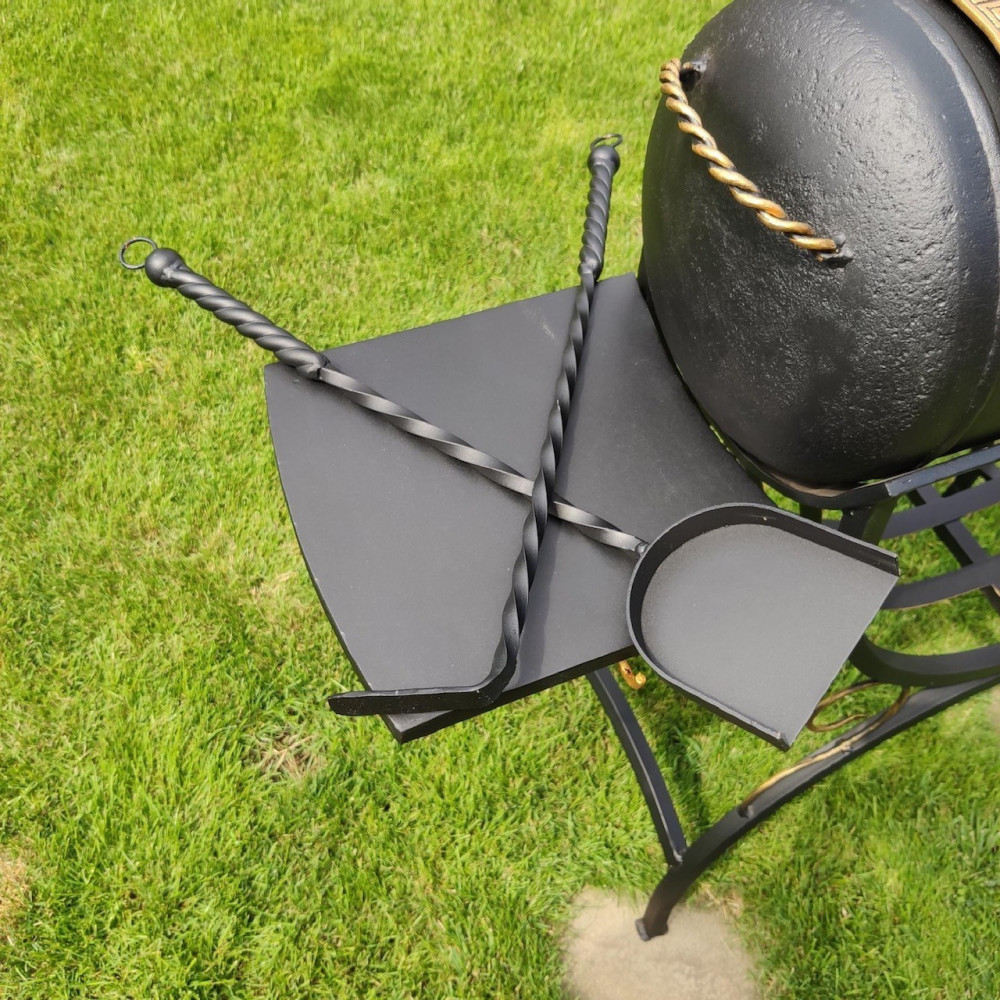 Мангал гриль на 10 шампурів + ПОДАРУНОК