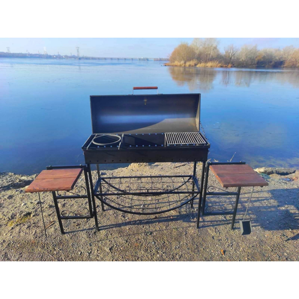 Мангал гриль розбіриний на 16 шампурів, 5 мм + ПОДАРУНОК