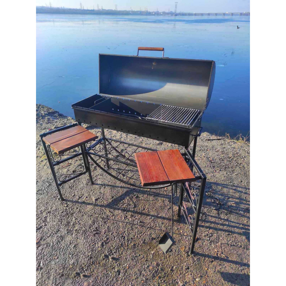 Мангал гриль розбіриний на 16 шампурів, 5 мм + ПОДАРУНОК