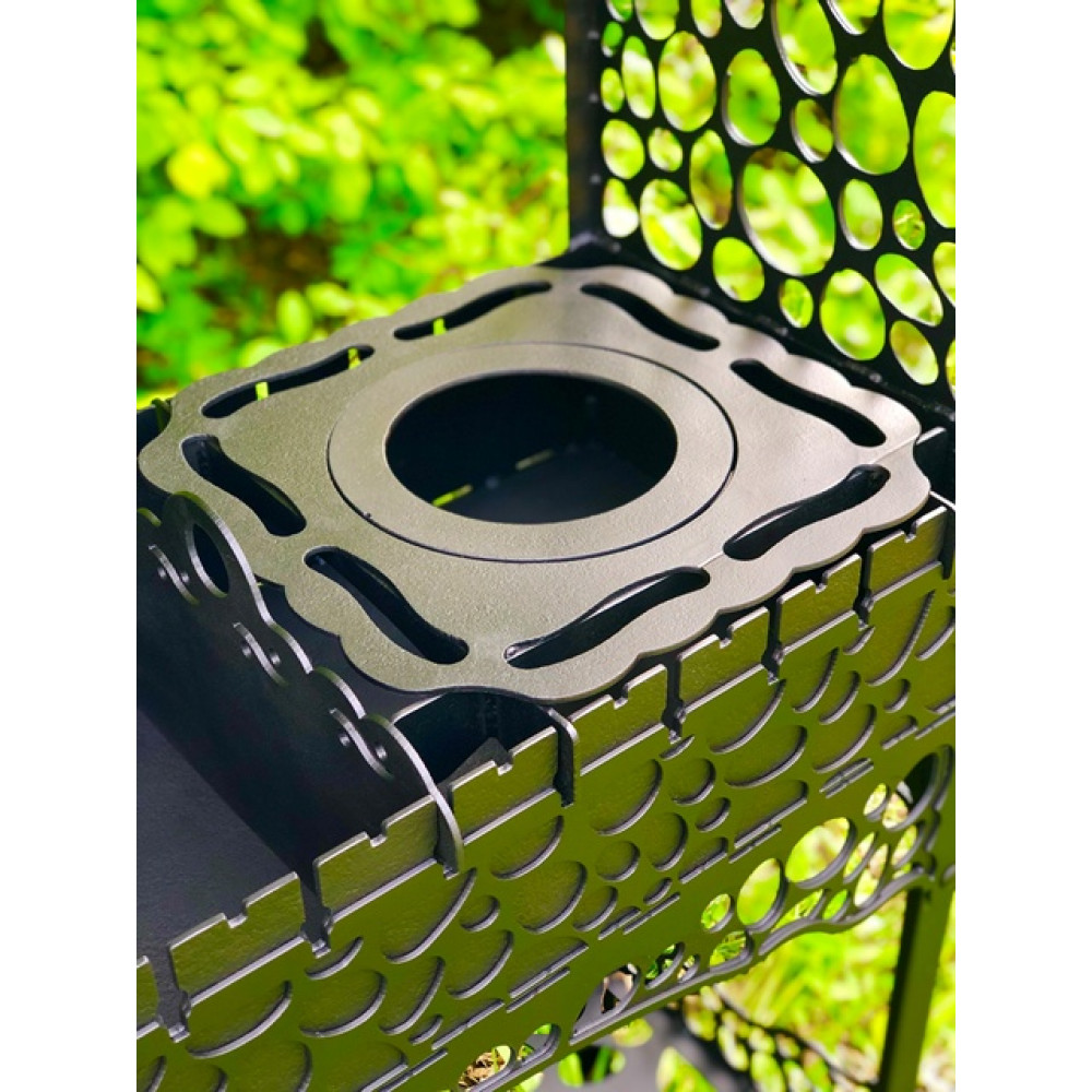 Мангал з дахом PRESTIGIOUS на 13 шампурів