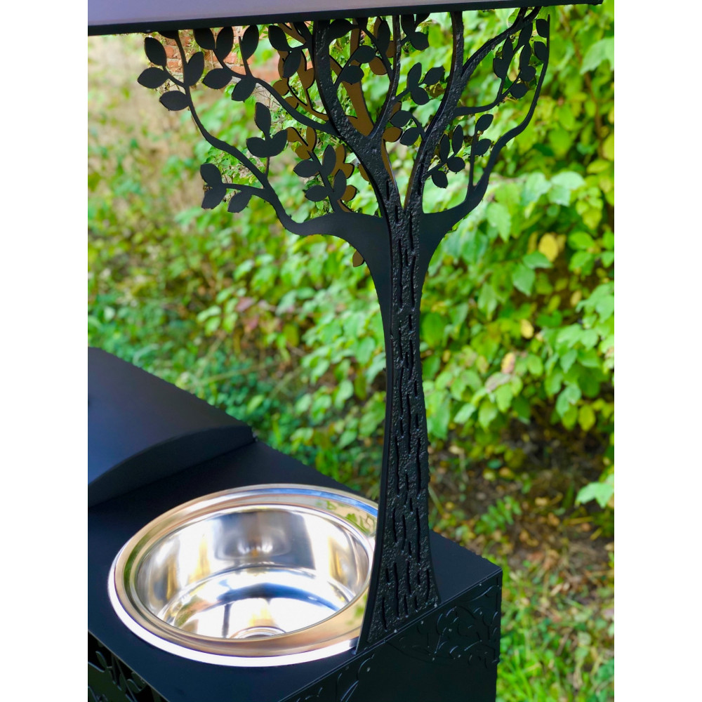 Мангал з коптильнею, пічкою та мийкою DE LUXE 