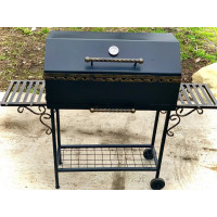 Мангал с крышкой и зольником