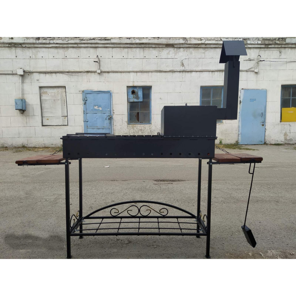 Мангал з пічкою + ПОДАРУНОК