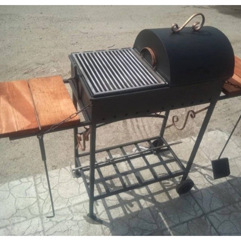 Мангал з рожном + ПОДАРУНОК