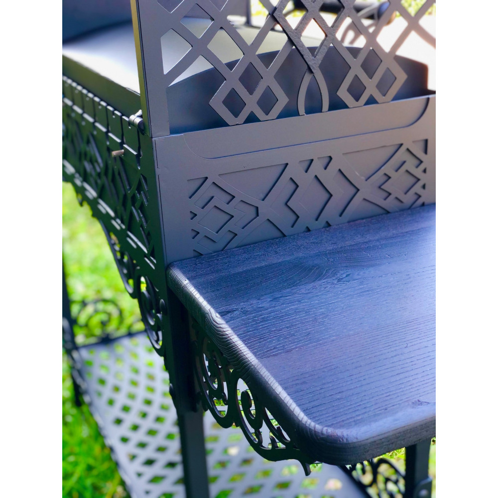 Мангал коптильня з пічкою під казан Quantum 3 в 1 