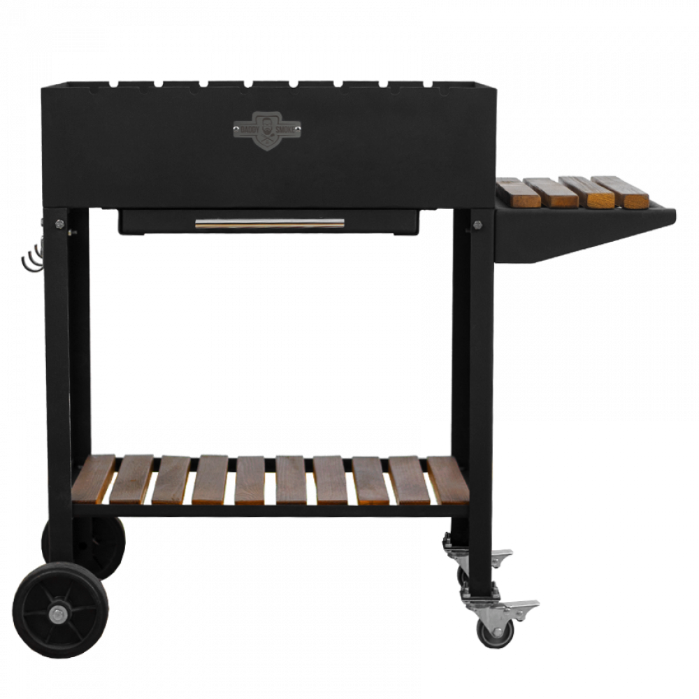 Мангал на колесах Комфорт на 8 шампурів