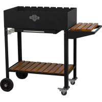 Мангал на колесах Комфорт на 8 шампуров