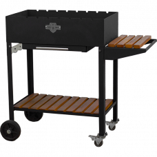 Мангал на колесах Комфорт на 8 шампурів