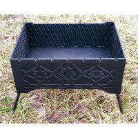 Мангал портативный на 7 шампуров, 5 мм со складными ножками