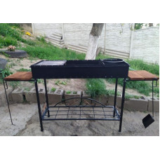 Мангал посилений 5 мм на 16 шампурів + ПОДАРУНОК Мангал посилений 5 мм на 16 шампурів + ПОДАРУНОК