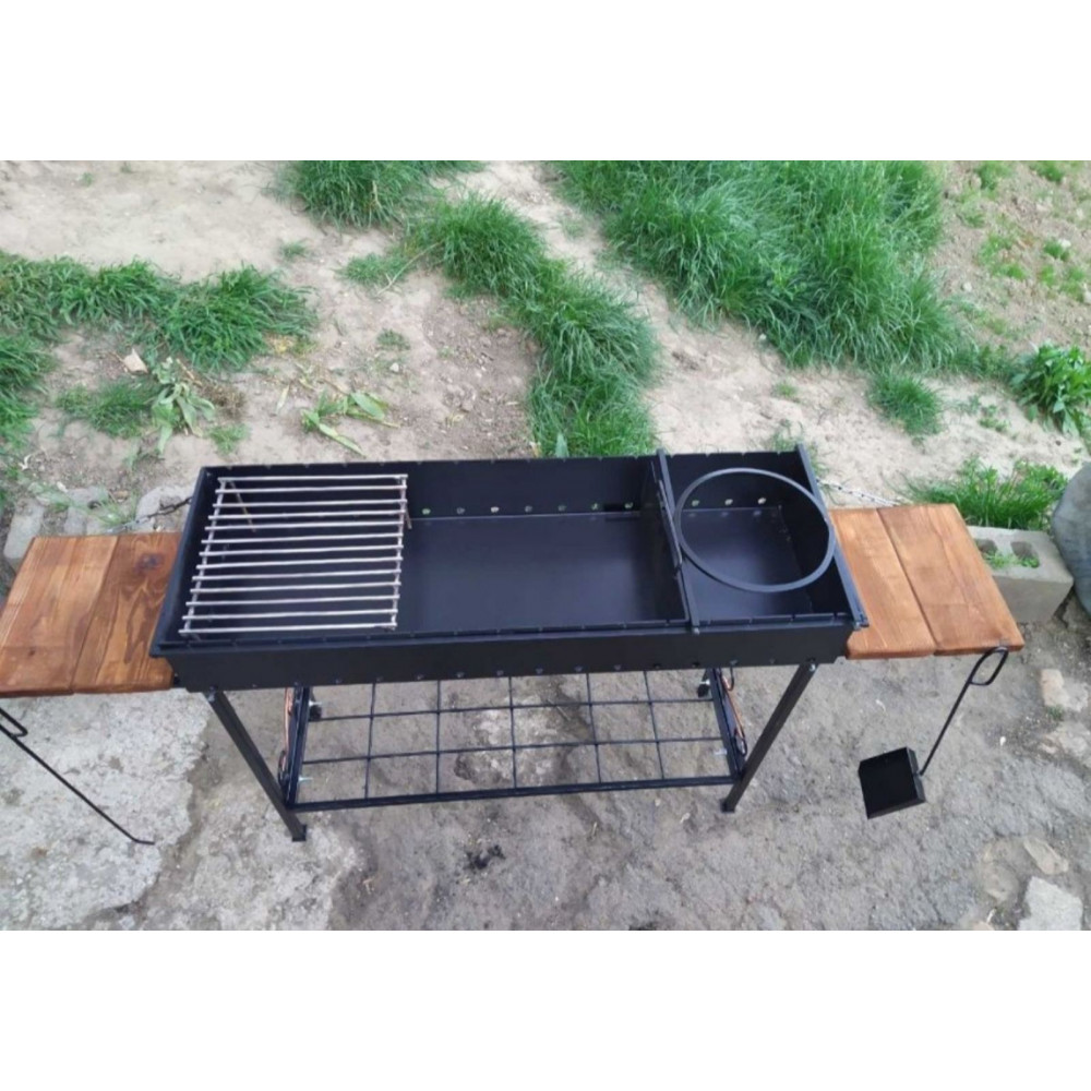 Мангал посилений 5 мм на 16 шампурів + ПОДАРУНОК