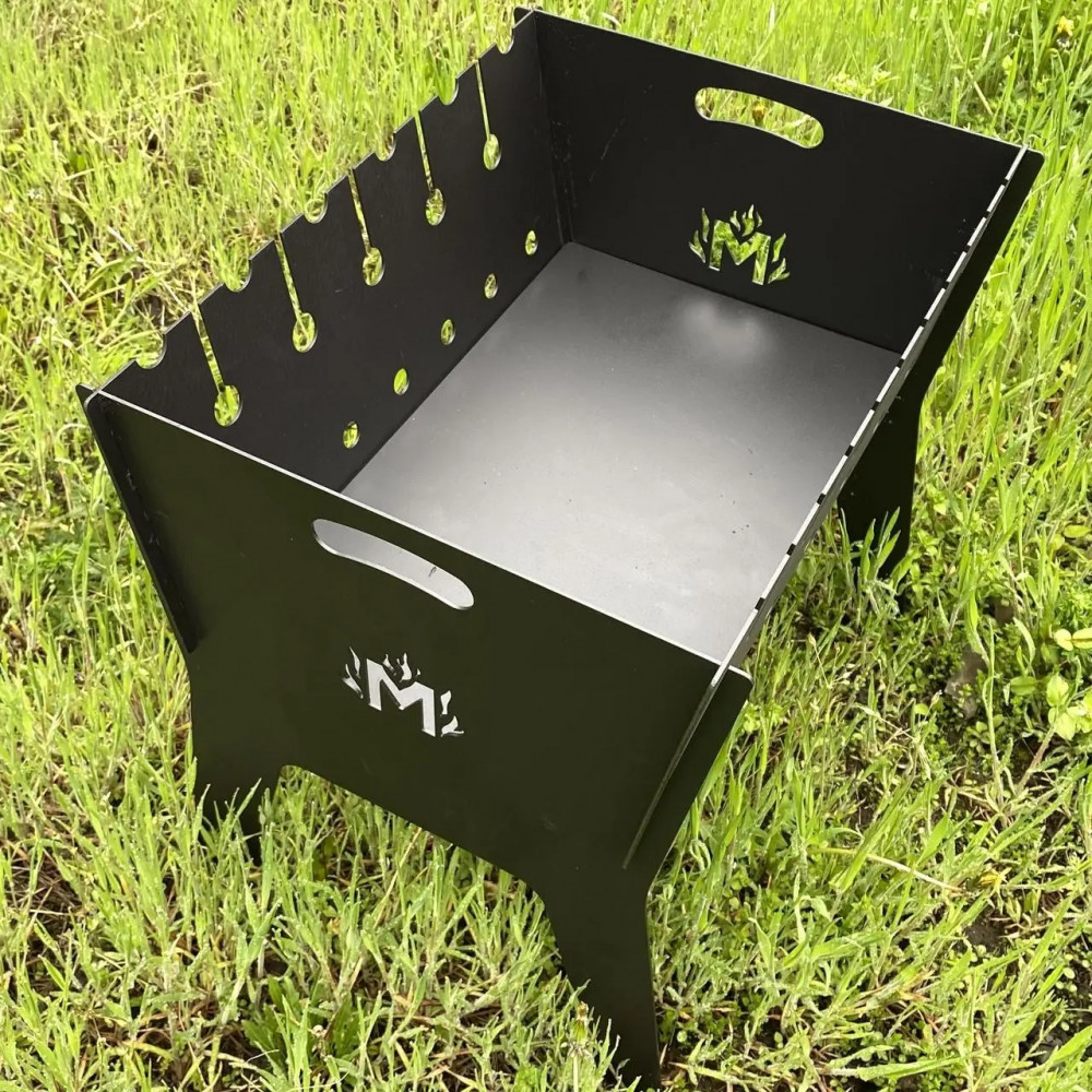 Мангал розбірний 2 мм на 6 шампурів