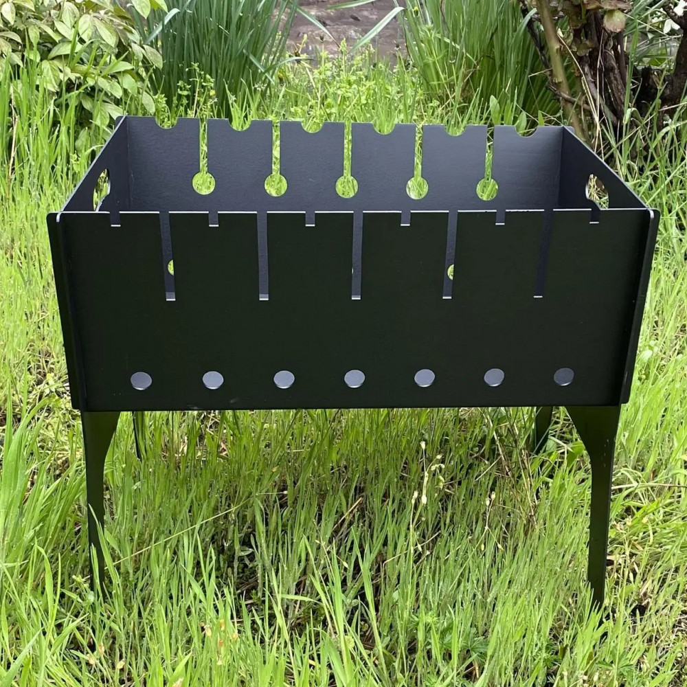 Мангал розбірний 2 мм на 6 шампурів