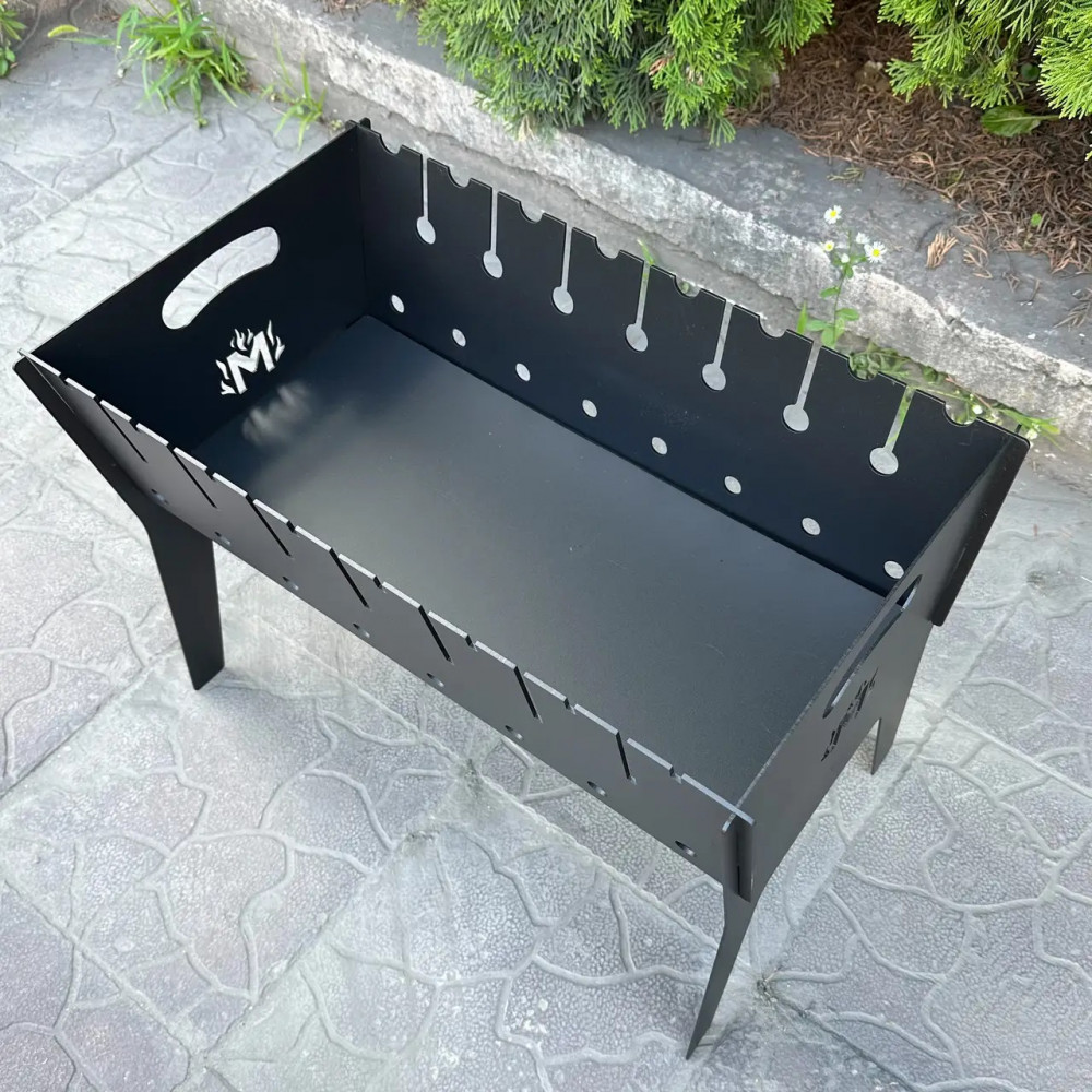 Мангал розбірний 3 мм 8 шампурів