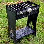 Мангал розбірний 3 мм АВТОМАТИЧНИЙ на 8 - 14 шампурів
