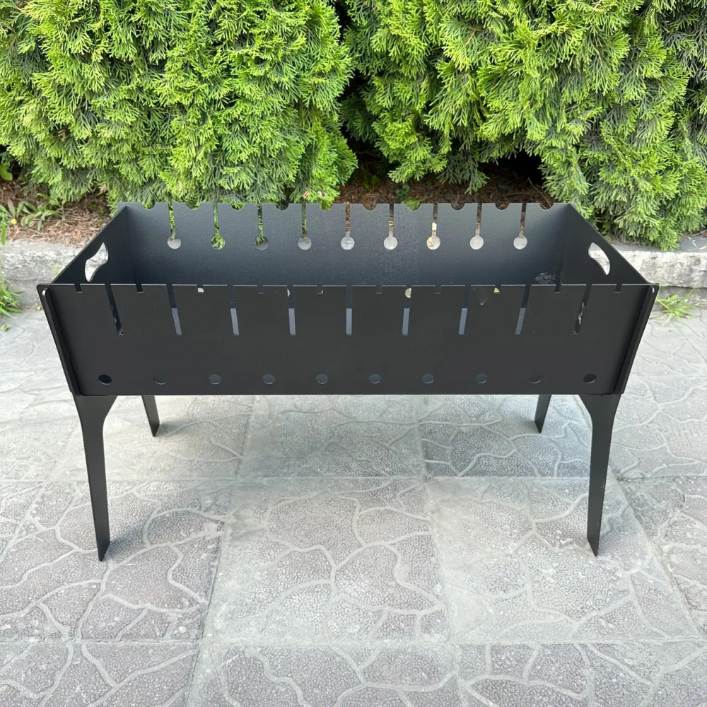 Мангал розбірний 3 мм на 10 шампурів