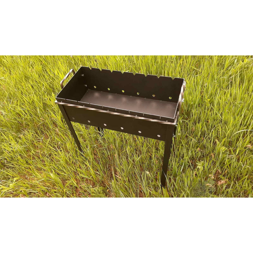 Мангал розбірний 3 мм на 8 шампурів посилений