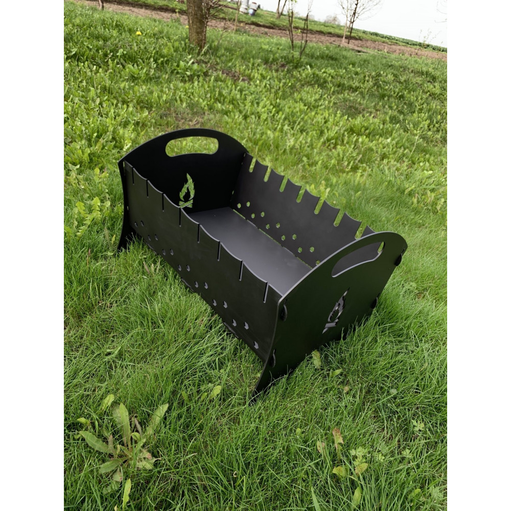 Мангал розбірний 3 мм на 8 шампурів