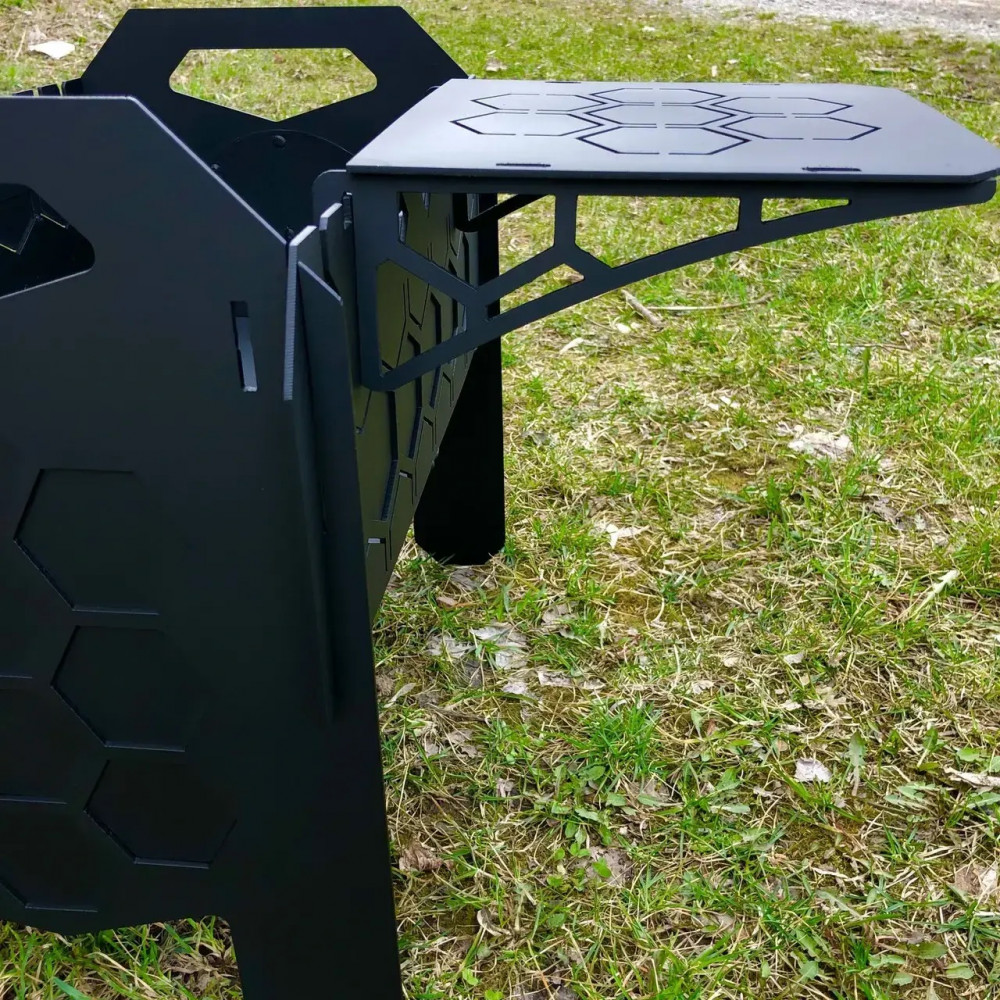 Мангал разборной 3 мм с решеткой-гриль