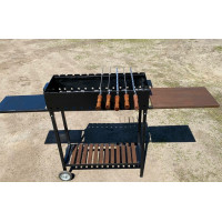 Мангал розбірний 4 мм на 12 шампурів 