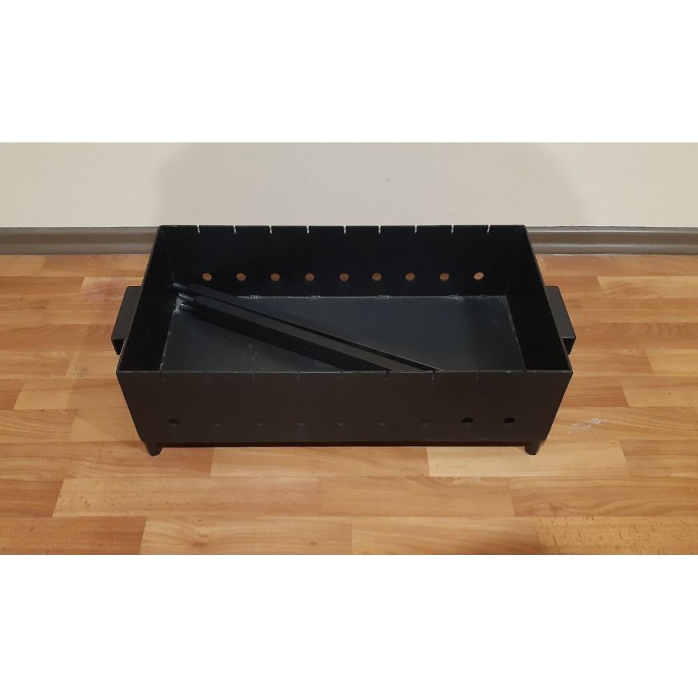 Мангал на 9 шампуров со съемными ножками, 4 мм