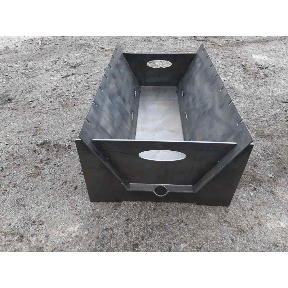 Розбірний портативний мангал MINI на 7 шампурів 