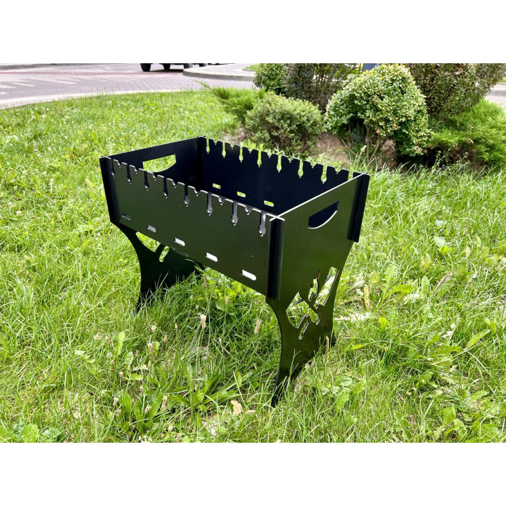 Мангал розбірний 3 мм на 8 шампурів