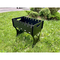 Мангал розбірний 3 мм на 8 шампурів