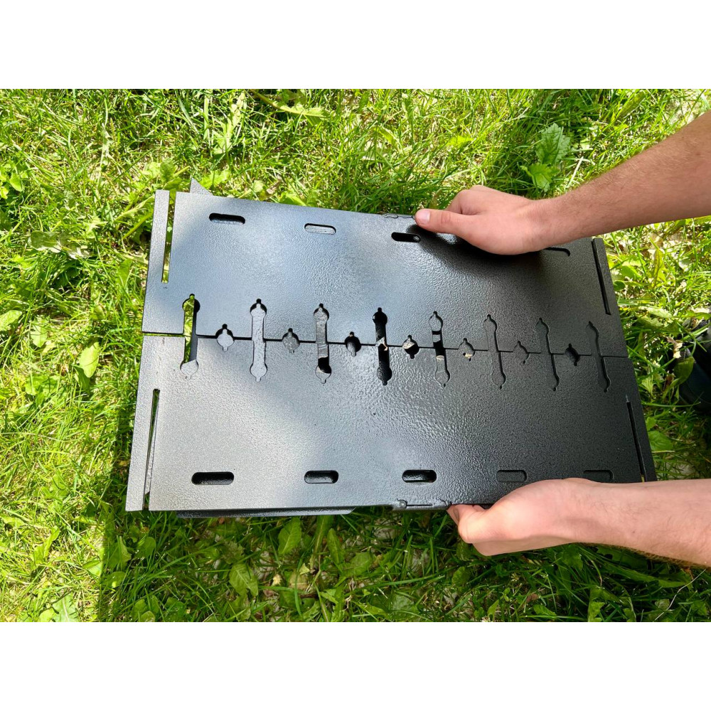 Мангал розбірний 3 мм на 8 шампурів