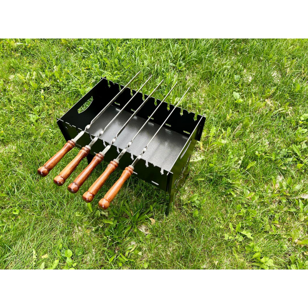 Мангал розбірний 3 мм на 8 шампурів