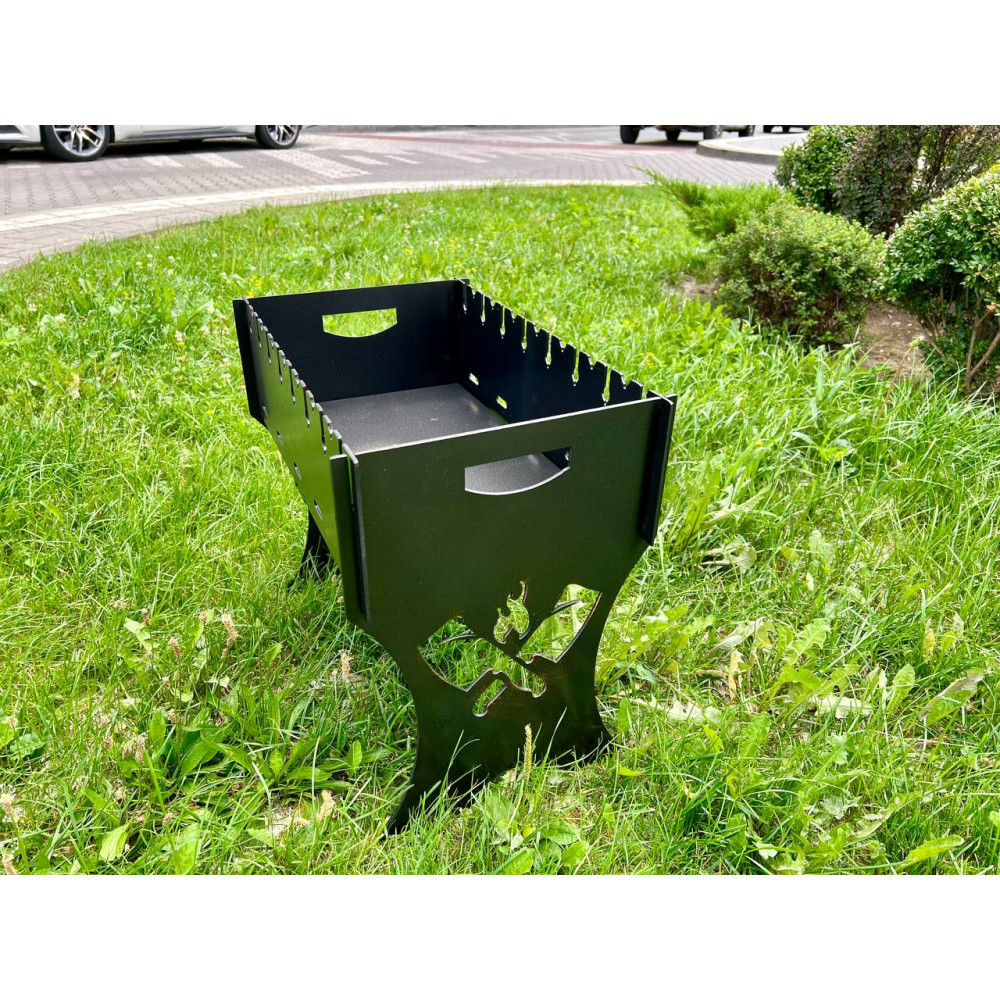 Мангал розбірний 3 мм на 8 шампурів