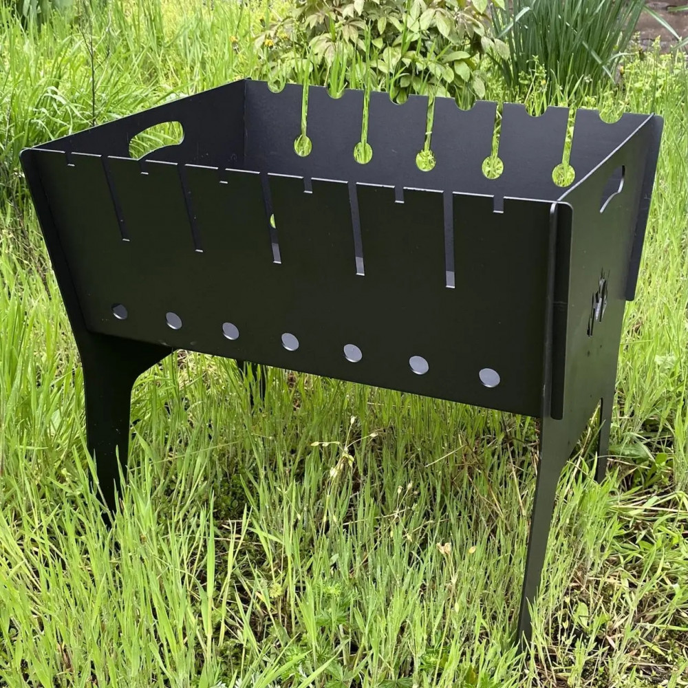 Мангал розбірний 2 мм на 6 шампурів