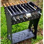 Мангал розбірний 3 мм АВТОМАТИЧНИЙ на 8 - 14 шампурів