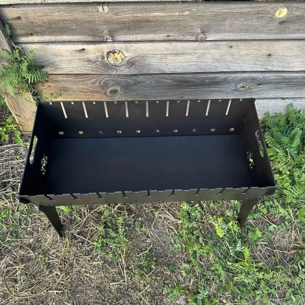 Мангал розбірний 3 мм на 10 шампурів