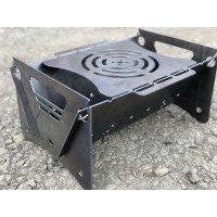 Мангал разборной 3 мм на 6 шампуров с подставкой под казан