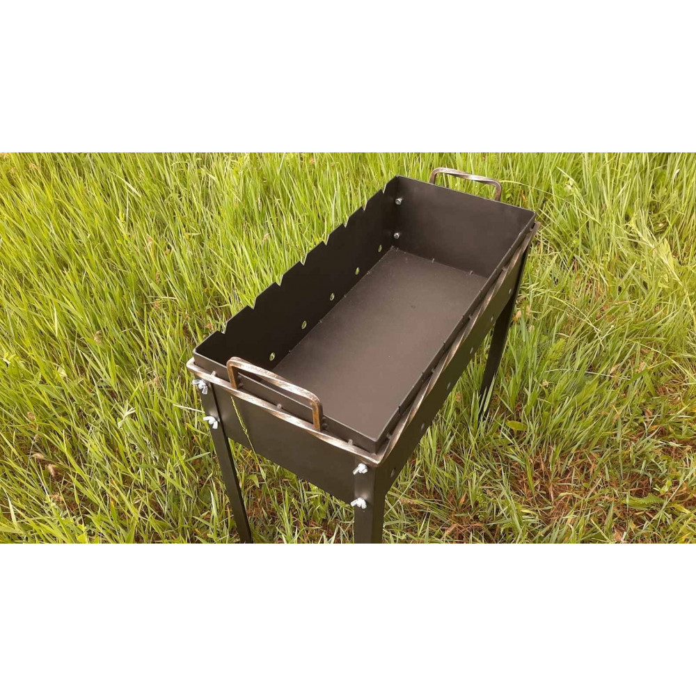 Мангал розбірний 3 мм на 8 шампурів посилений