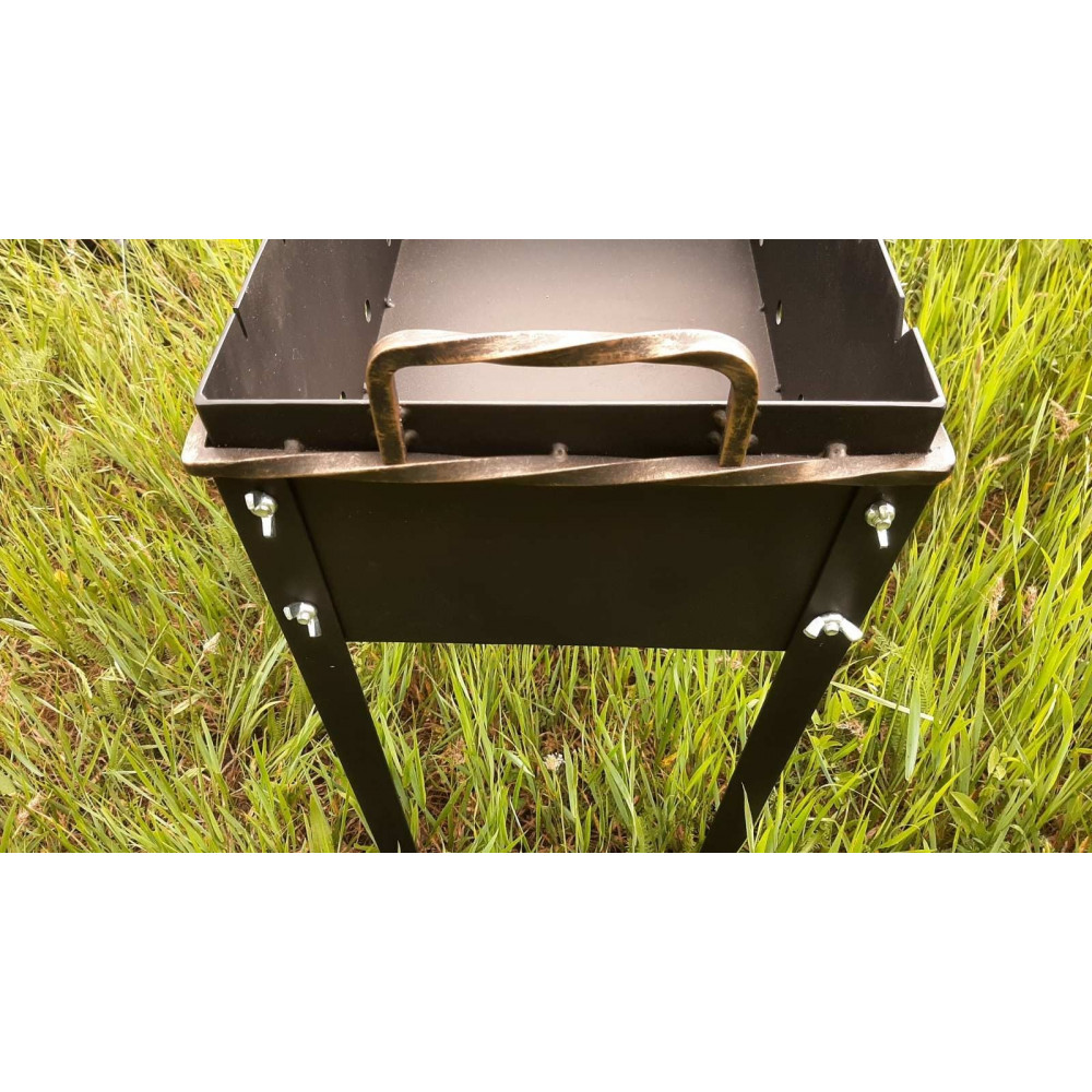 Мангал розбірний 3 мм на 8 шампурів посилений