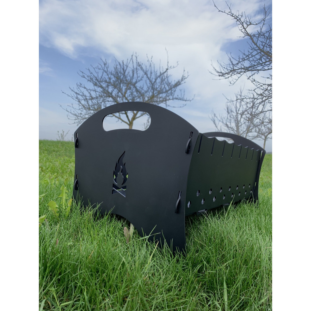 Мангал розбірний 3 мм на 8 шампурів